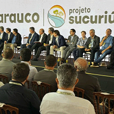 Arauco realizou a cerimônia de lançamento da Pedra Fundamental do Projeto Sucuriú 