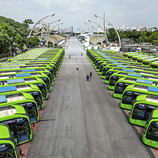 ABVE começa a divulgar os números de emplacamentos de ônibus elétricos no Brasil 