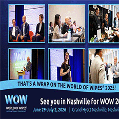 O World of Wipes® 2025 oferece engajamento, insights e inovação da indústria em Columbus, Ohio