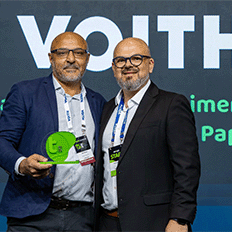Voith Paper foi destaque ao receber duas premiações no Prêmio Tissue Online América Latina