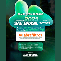 Abrafiltros é apoiadora institucional do Congresso SAE Brasil 