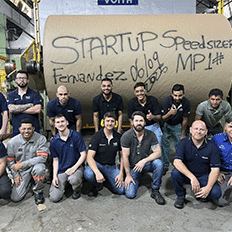 Voith Paper concluiu mais uma etapa de sua parceria com a Fernandez em Amparo no interior de São Paulo  