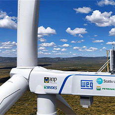 Petrobras, a WEG e a Statkraft colocaram em operação o maior aerogerador onshore das Américas 