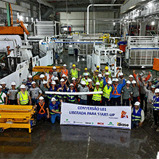 Valmet celebra o início oficial das operações da nova fábrica de papel tissue da Suzano em Aracruz - ES 