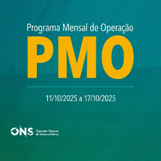 Boletim do Programa Mensal de Operação indica estimativas de afluência abaixo da média em quase todo o país 