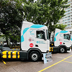 Ciclus Rio entrega à Comlurb as primeiras carretas de transporte de resíduos movidas a biometano