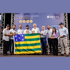 Lançamento da pedra fundamental da nova biorrefinaria de etanol de grãos da Inpasa no Sudoeste goiano 