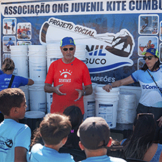 Conasa realizou a entrega de 50 filtros ConÁgua durante a competição Sertões Kitesurf