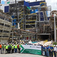 Valmet e a Suzano celebram o start-up da Caldeira Auxiliar na unidade de Aracruz no Espírito Santo 