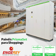 Parceria entre Engerey e Schneider Electric disponibiliza no Brasil painel elétrico inteligente para shoppings centers