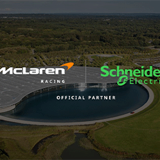 Schneider Electric se tornará a parceira oficial de tecnologia de energia da McLaren Racing 