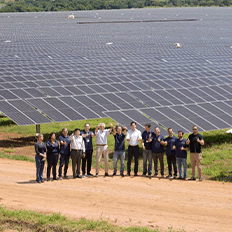 Newave Energia e a Gerdau inauguraram o maior projeto de geração fotovoltaica do estado de Goiás. 