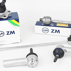 ZM incorpora novos itens de suspensão e direção de automóveis 