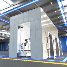 Cabine de pintura EcoProBooth da Dürr