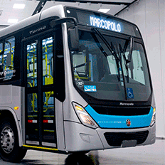 Marcopolo apresenta novas soluções de segurança para ônibus urbano