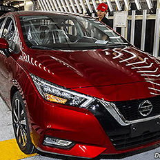 Nissan Versa já está sendo fabricado na fábrica do México