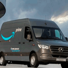 Mercedes-Benz fornece veículos elétricos para frota da Amazon