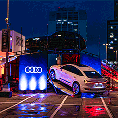 Audi Sky Experience promove experiência de marca e direção em rooftop