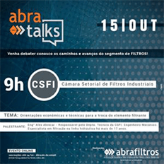 Abra Talks novo evento virtual mensal da Abrafiltros 