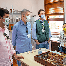 Representantes do Ministério do Meio Ambiente (MMA) estiveram na usina de Itaipu para conhecer seu sucesso de conservação ambiental