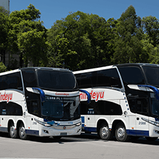 Marcopolo exporta ônibus com soluções Biosafe para o Paraguai