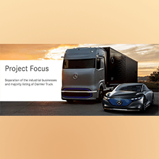 Grupo Daimler concorda em dividir a corporação em duas empresas totalmente independentes