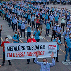 General Motors aplica layoff em sua fábrica de São José dos Campos (SP) devido a falta de componentes para linha de produção